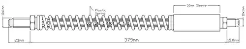 спирачен маркуч MOTAQUIP VBH1102