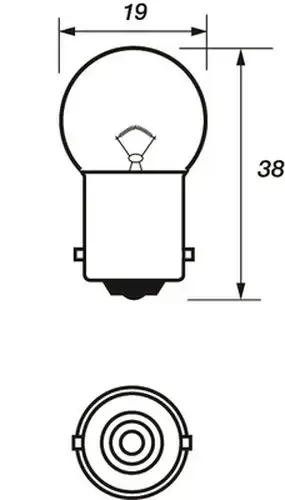 крушка с нагреваема жичка, мигачи MOTAQUIP VBU245