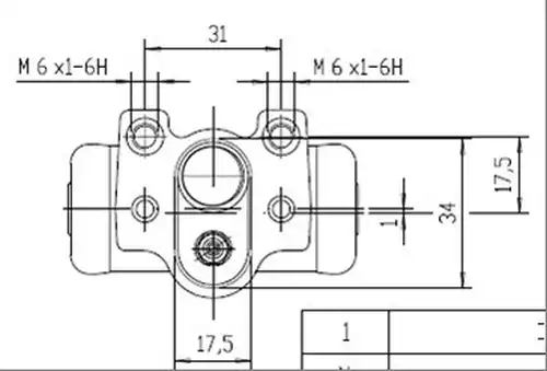 спирачно цилиндърче на колелото MOTAQUIP VWC720