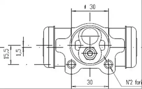 спирачно цилиндърче на колелото MOTAQUIP VWC721