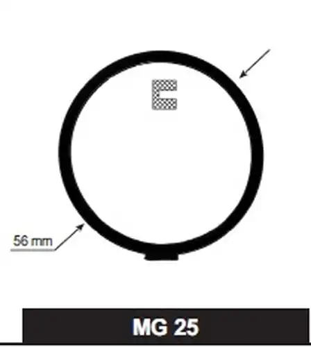 уплътнение, термостат MOTORAD MG25