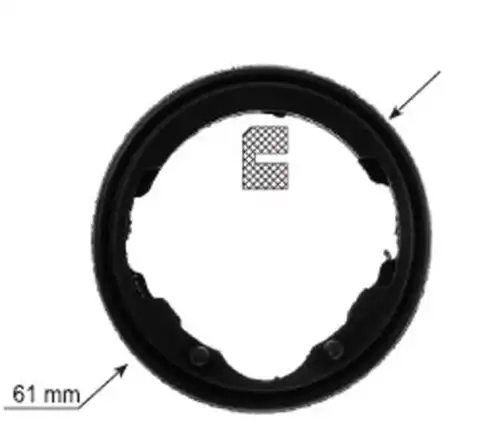 уплътнение, термостат MOTORAD MG83