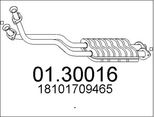 предно гърне MTS 01.30016