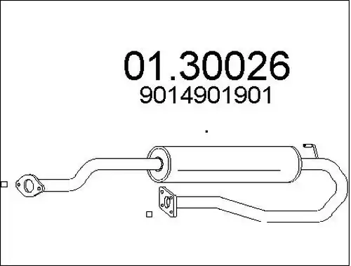 предно гърне MTS 01.30026