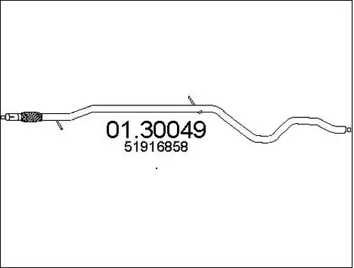 предно гърне MTS 01.30049