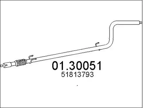 предно гърне MTS 01.30051