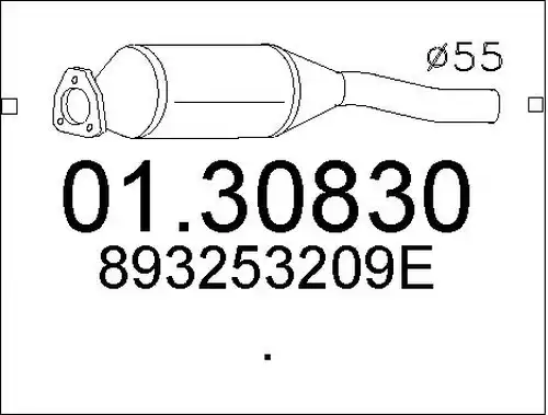 предно гърне MTS 01.30830