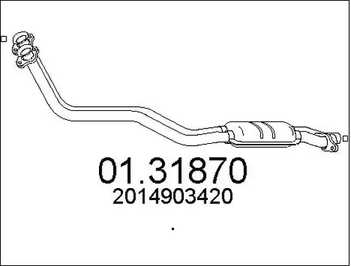 предно гърне MTS 01.31870