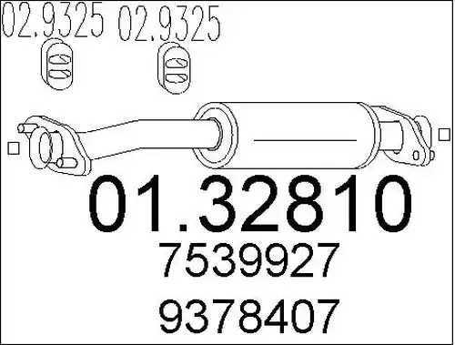 предно гърне MTS 01.32810