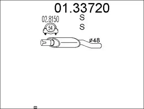 предно гърне MTS 01.33720