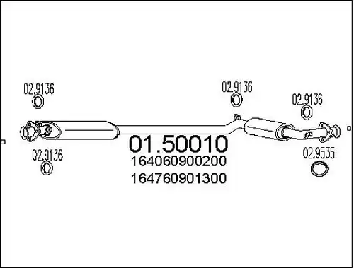 средно гърне MTS 01.50010