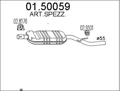 средно гърне MTS 01.50059