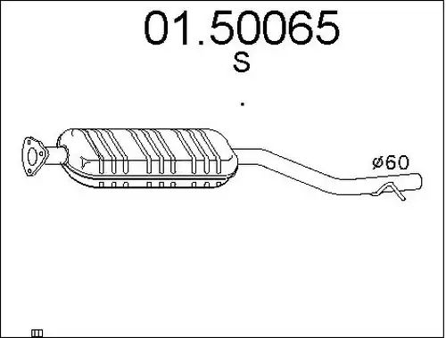 средно гърне MTS 01.50065