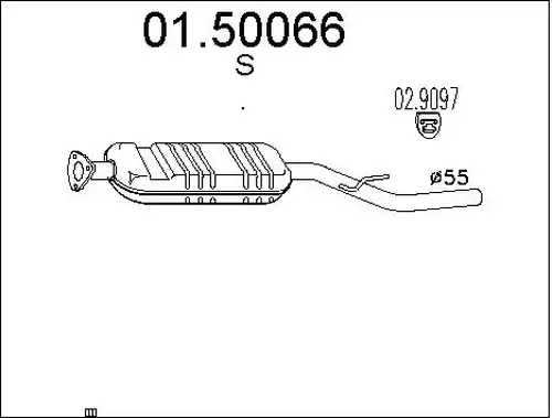 средно гърне MTS 01.50066