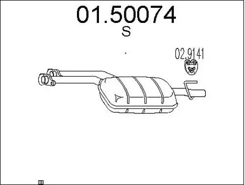 средно гърне MTS 01.50074