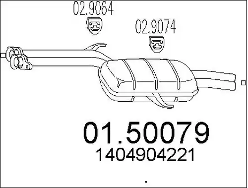 средно гърне MTS 01.50079