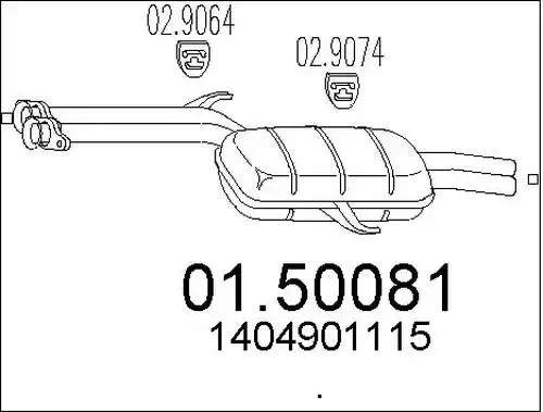 средно гърне MTS 01.50081