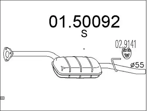 средно гърне MTS 01.50092