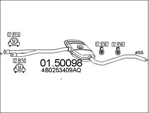 средно гърне MTS 01.50098