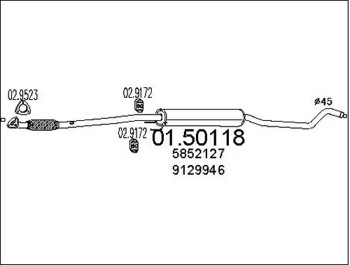 средно гърне MTS 01.50118