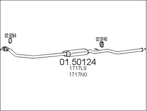 средно гърне MTS 01.50124