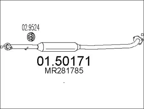 средно гърне MTS 01.50171