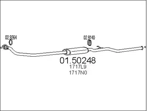 средно гърне MTS 01.50248