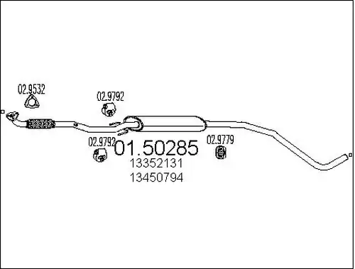 средно гърне MTS 01.50285