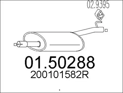 крайно гърне MTS 01.50288