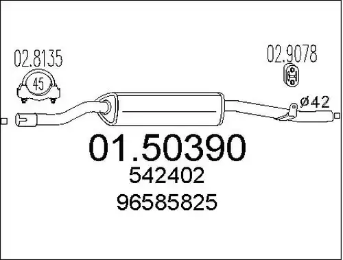 средно гърне MTS 01.50390