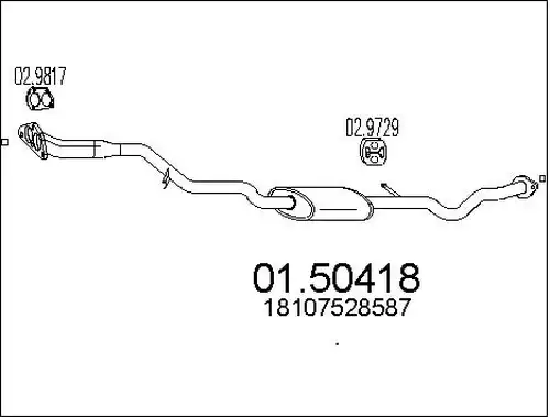 средно гърне MTS 01.50418