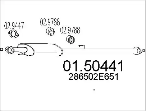 средно гърне MTS 01.50441