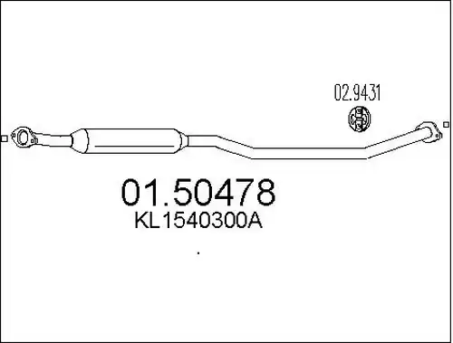 средно гърне MTS 01.50478