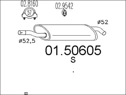 средно гърне MTS 01.50605