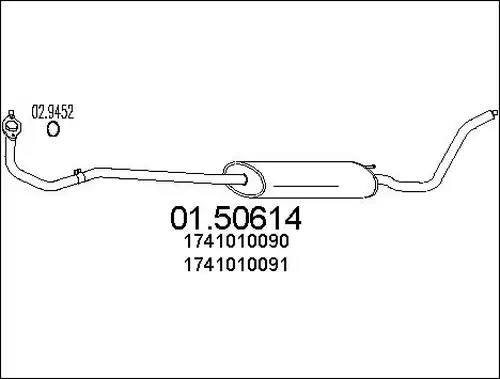 средно гърне MTS 01.50614