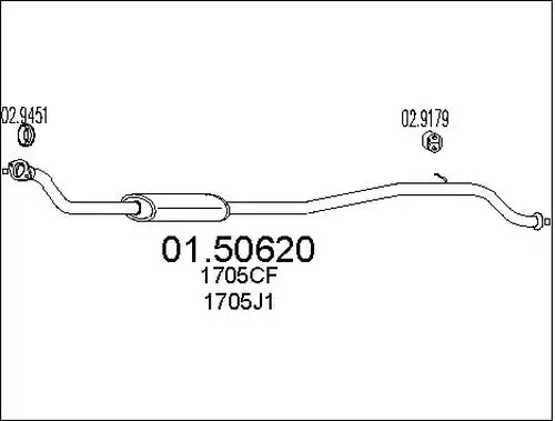 средно гърне MTS 01.50620