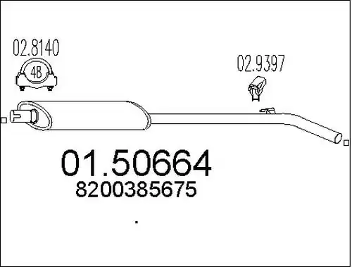 средно гърне MTS 01.50664