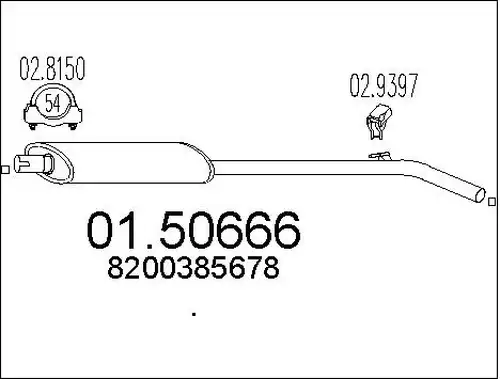 средно гърне MTS 01.50666