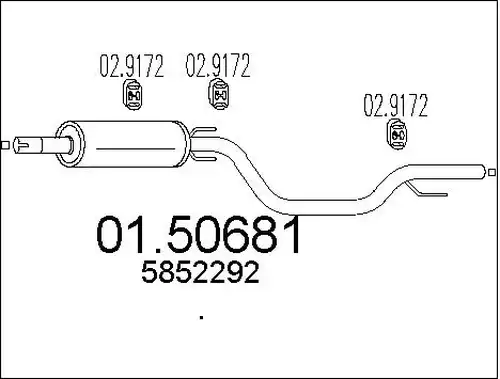 средно гърне MTS 01.50681