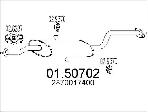 средно гърне MTS 01.50702