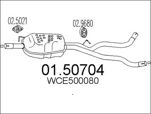 средно гърне MTS 01.50704