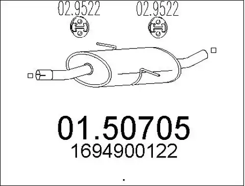 средно гърне MTS 01.50705