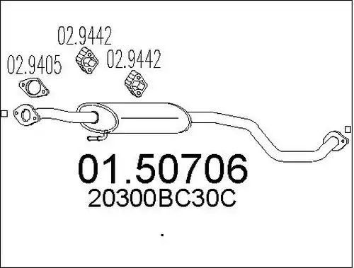 средно гърне MTS 01.50706