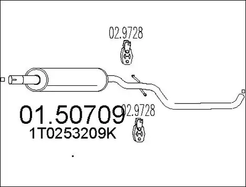 средно гърне MTS 01.50709