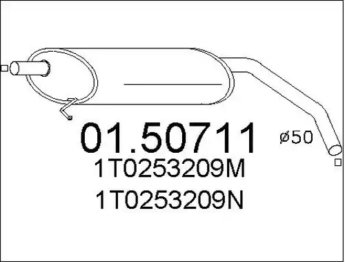 средно гърне MTS 01.50711