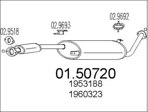 средно гърне MTS 01.50720