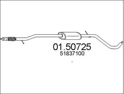 средно гърне MTS 01.50725