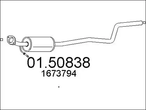 средно гърне MTS 01.50838