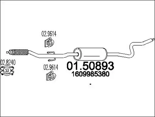 средно гърне MTS 01.50893