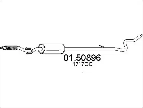 средно гърне MTS 01.50896